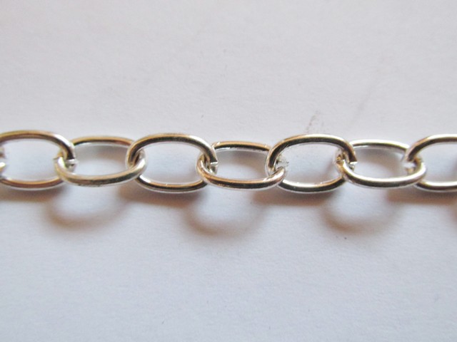 (image for) Chain by the foot - Silver oval chain #BSCH-21